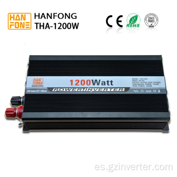 Inverter de energía solar 1200W DC 12V/24V AC 110V/220V